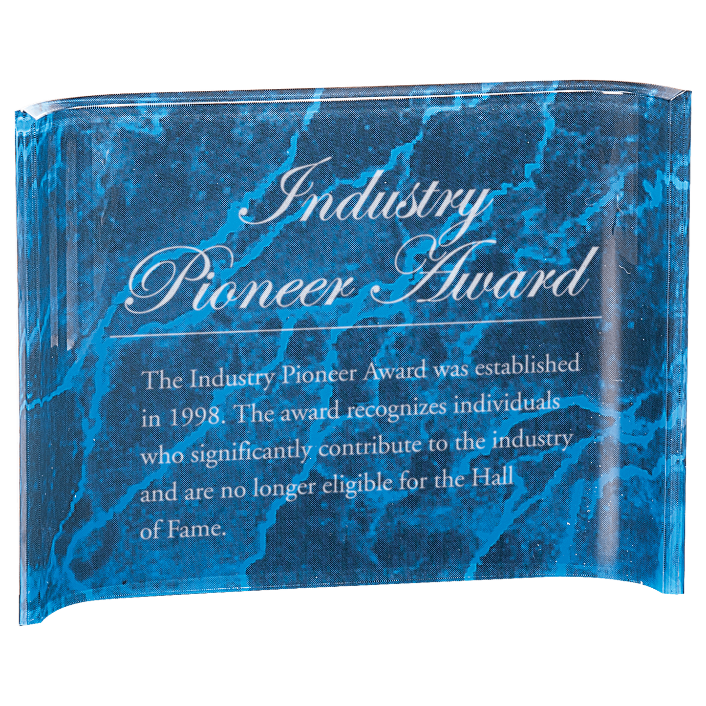 Acrylic Crescent Award