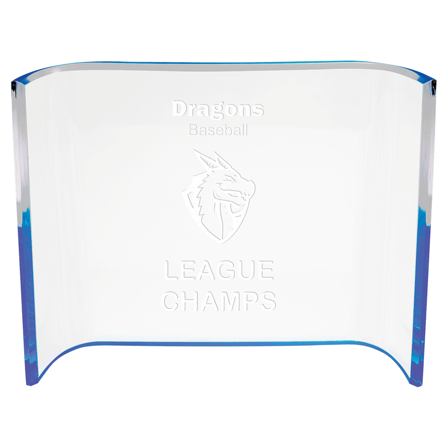 Acrylic Crescent Award