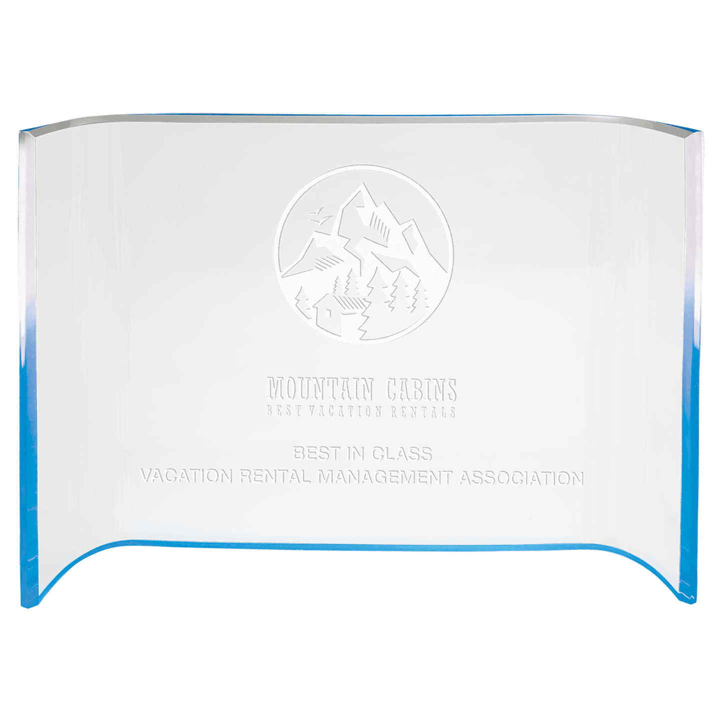 Acrylic Crescent Award