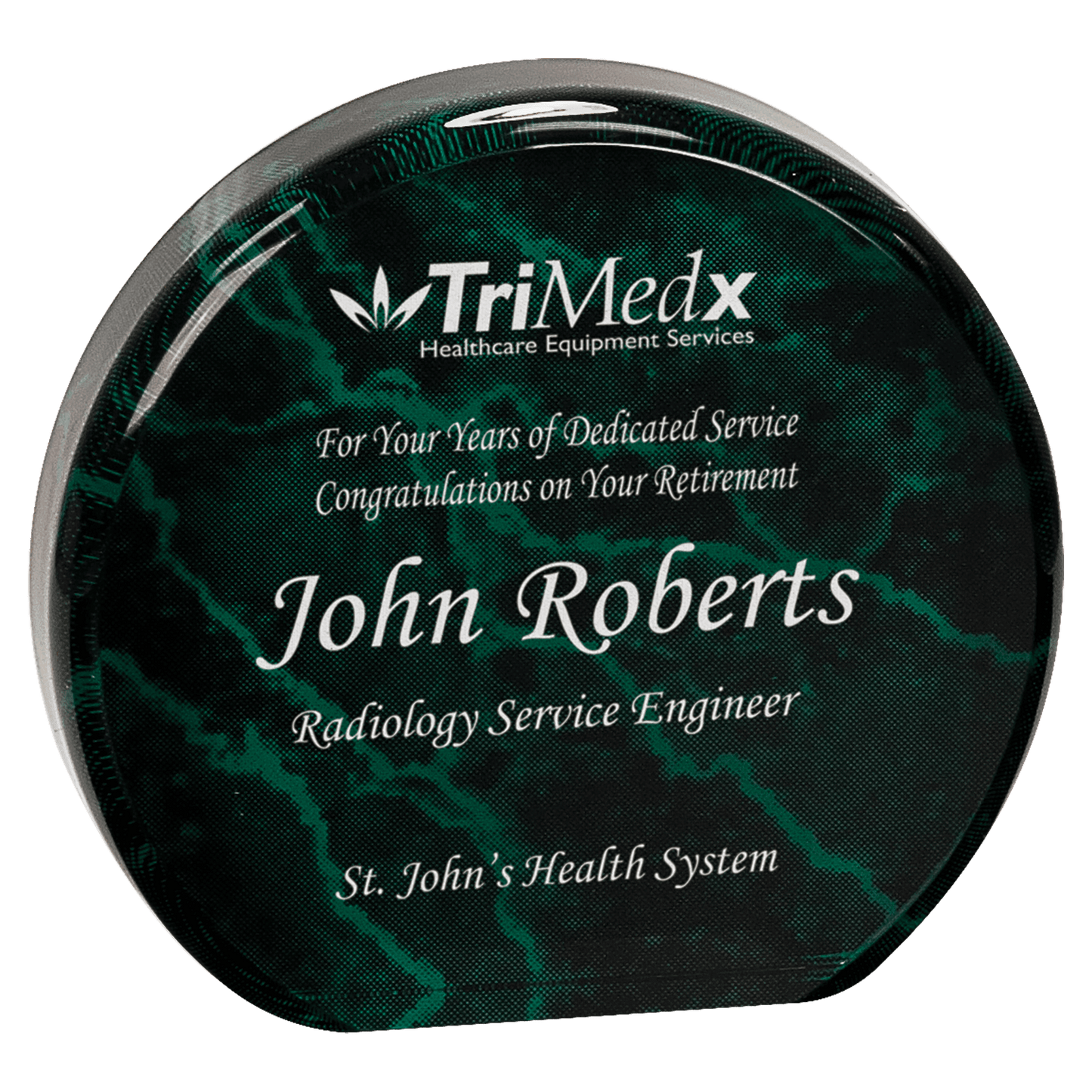 Acrylic Circle Award – Beveled Front