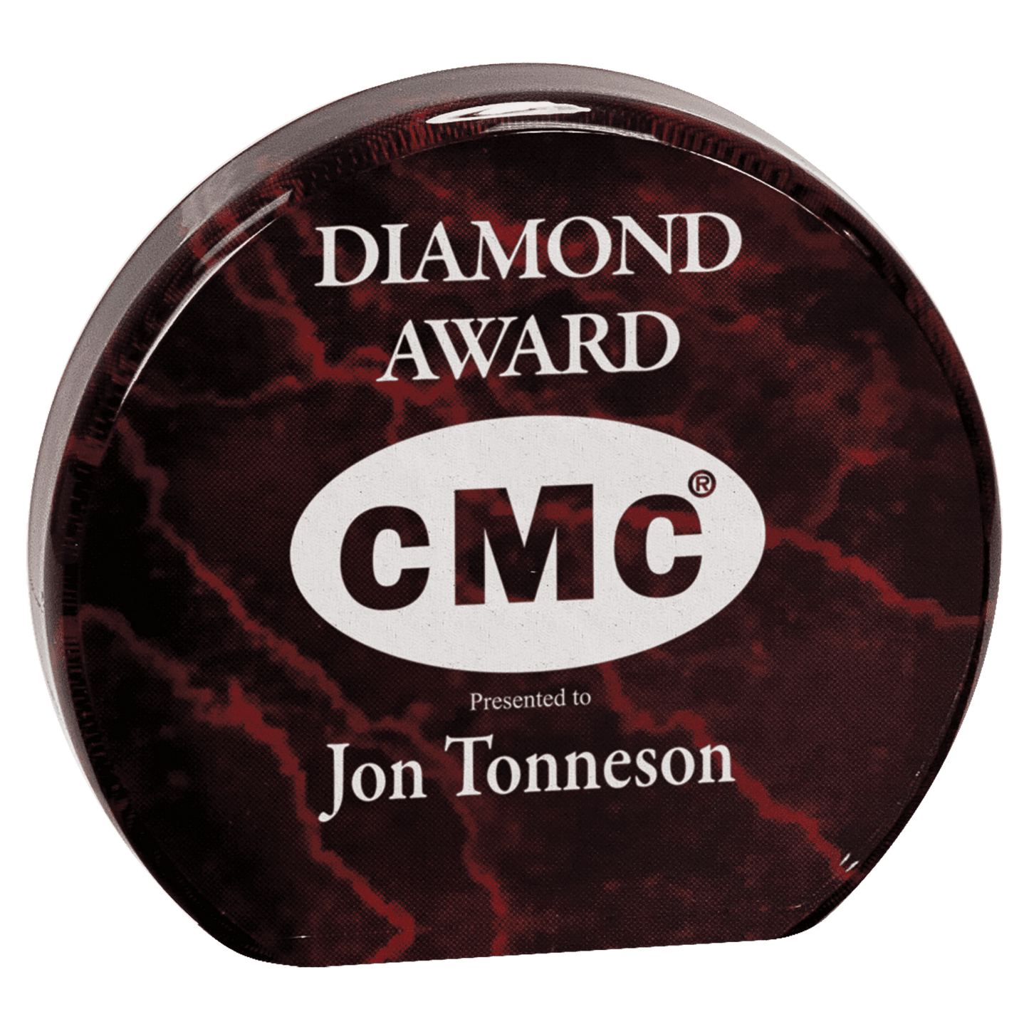 Acrylic Circle Award – Beveled Front