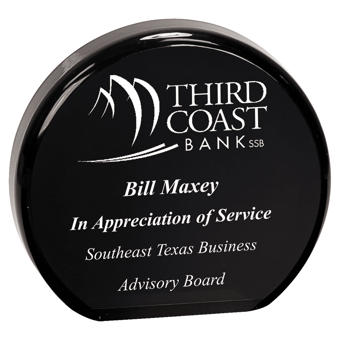 Acrylic Circle Award – Beveled Front