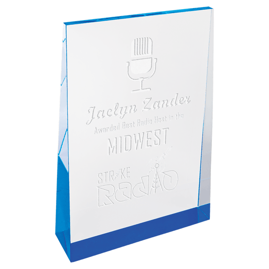 Acrylic Wedge Award