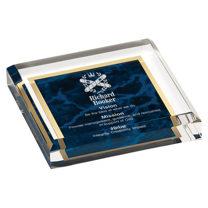 Paperweight - Acrylic JDS