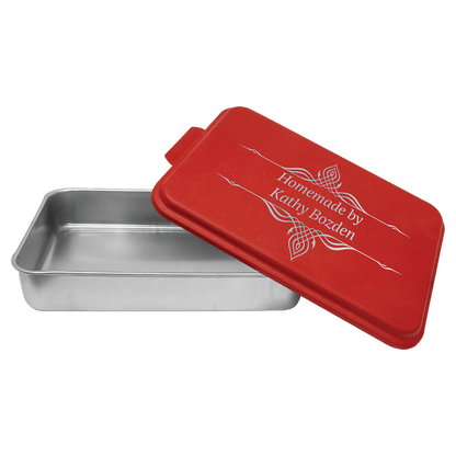 Custom Cake Pan with Lid - Laser Etched