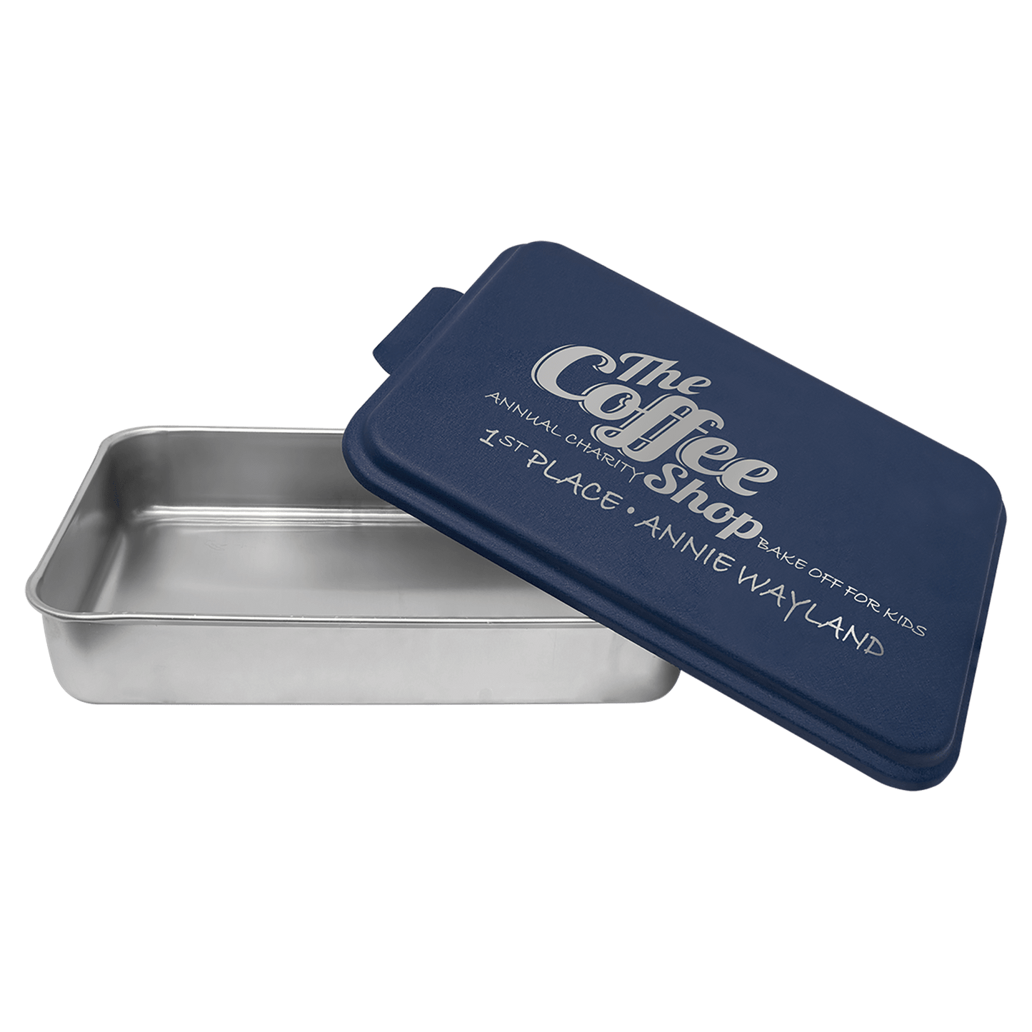 Custom Cake Pan with Lid - Laser Etched