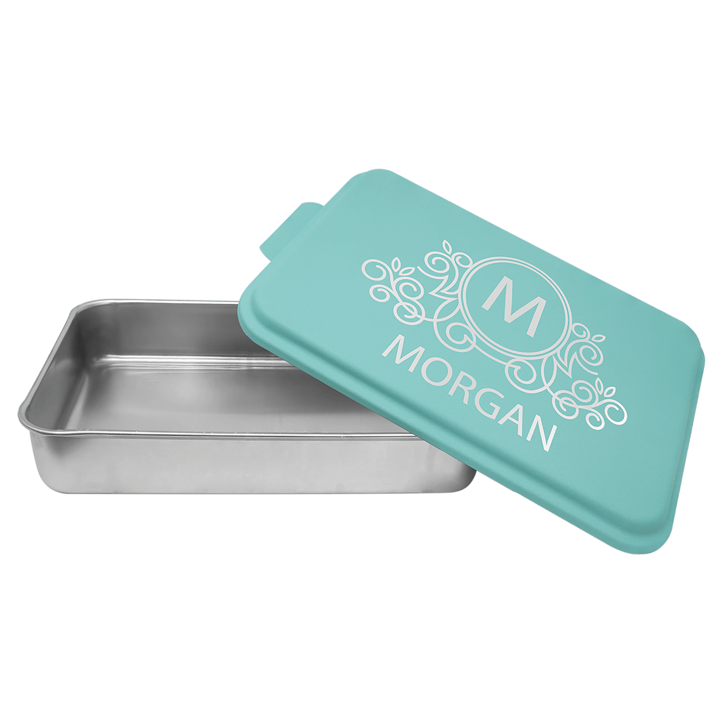 Custom Cake Pan with Lid - Laser Etched
