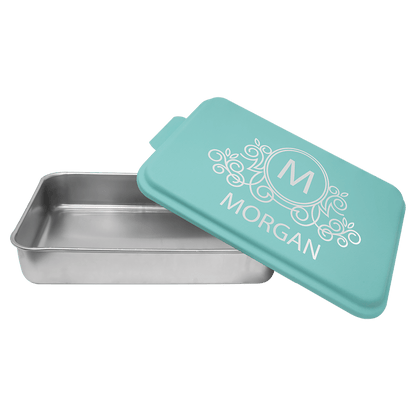 Custom Cake Pan with Lid - Laser Etched