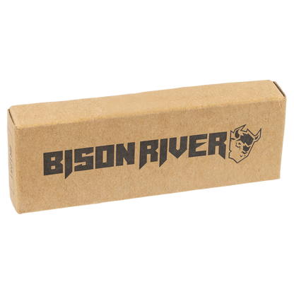 BISON RIVER  3 1/2" Wood Folding Knife - Beacon Laser Creations LLC