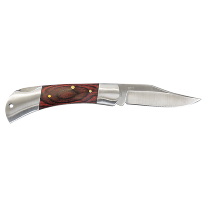 BISON RIVER  3 1/2" Wood Folding Knife - Beacon Laser Creations LLC