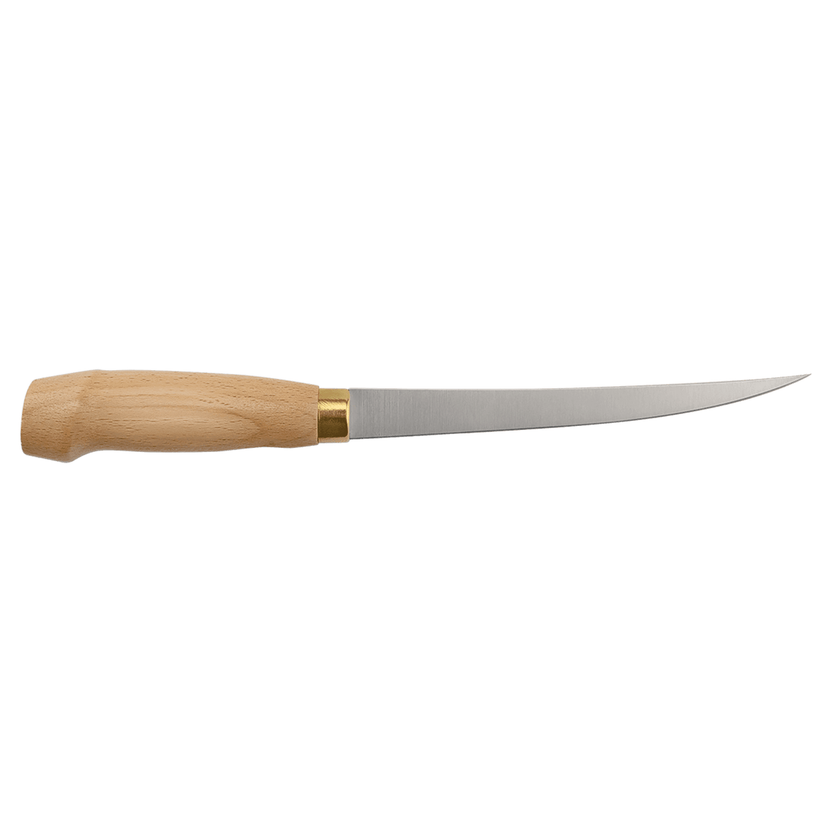 Bison River 7-inch fillet knife with wood handle and stainless steel blade