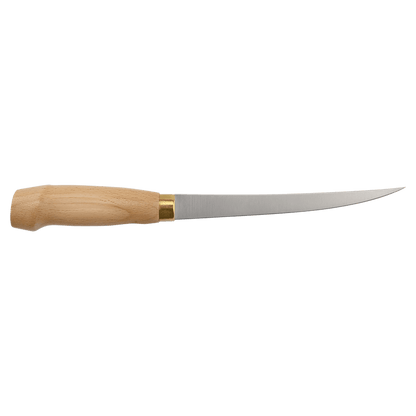 Bison River 7-inch fillet knife with wood handle and stainless steel blade