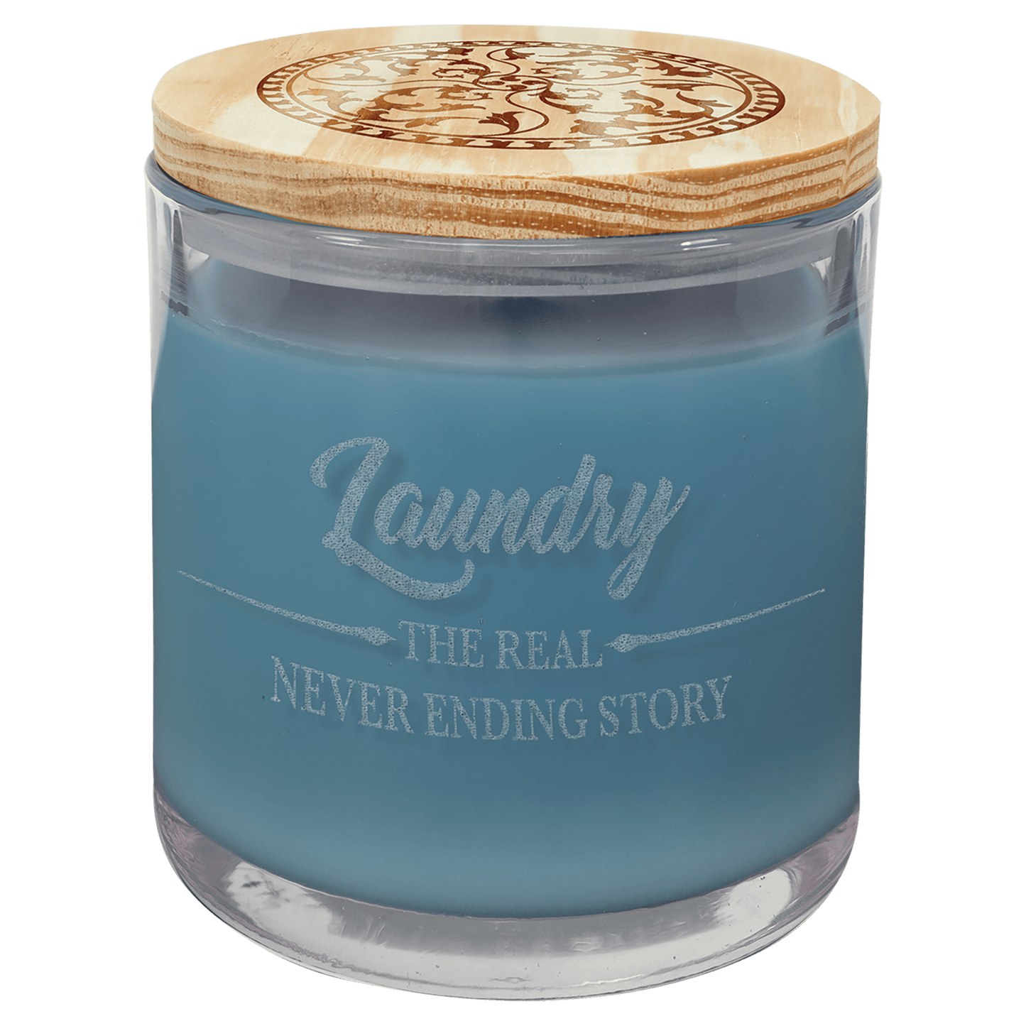 Candle in a Jar with Wood Lid - 14 oz. - Custom