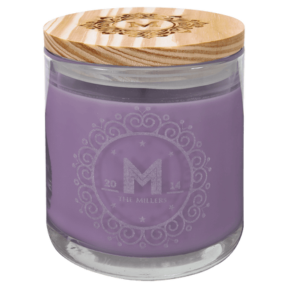 Candle in a Jar with Wood Lid - 14 oz. - Custom