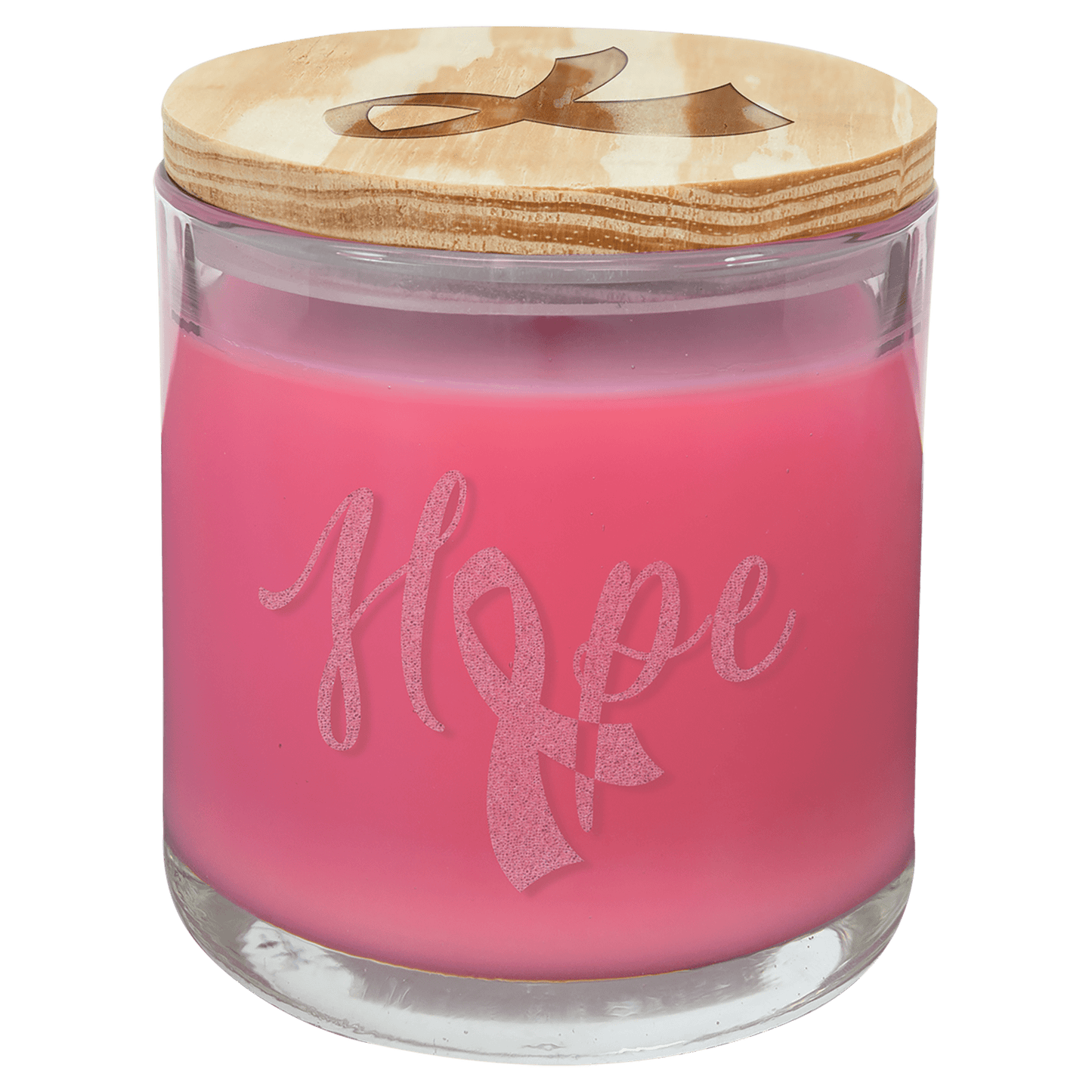 Candle in a Jar with Wood Lid - 14 oz. - Custom