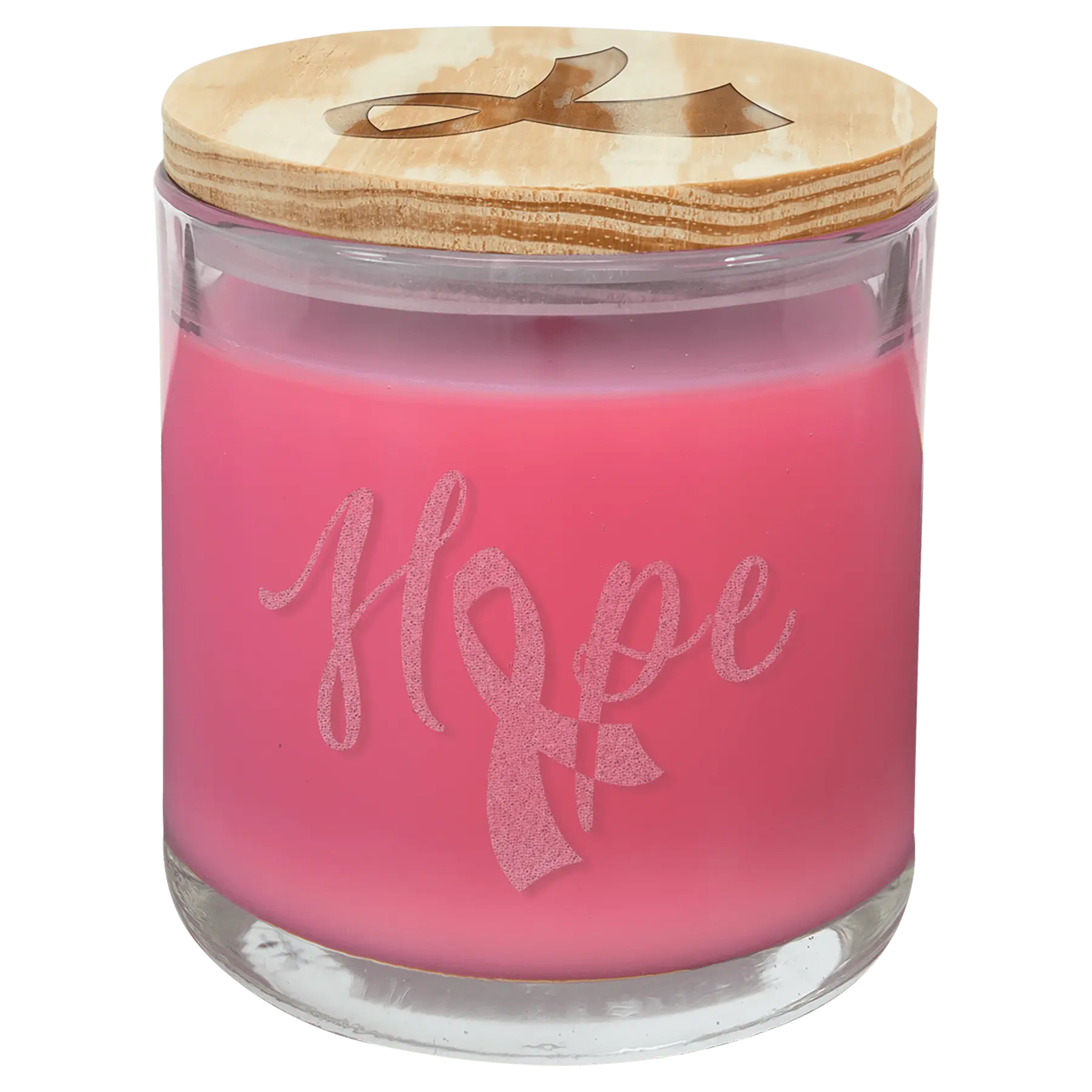 Candle in a Jar with Wood Lid - 14 oz. - Custom JDS