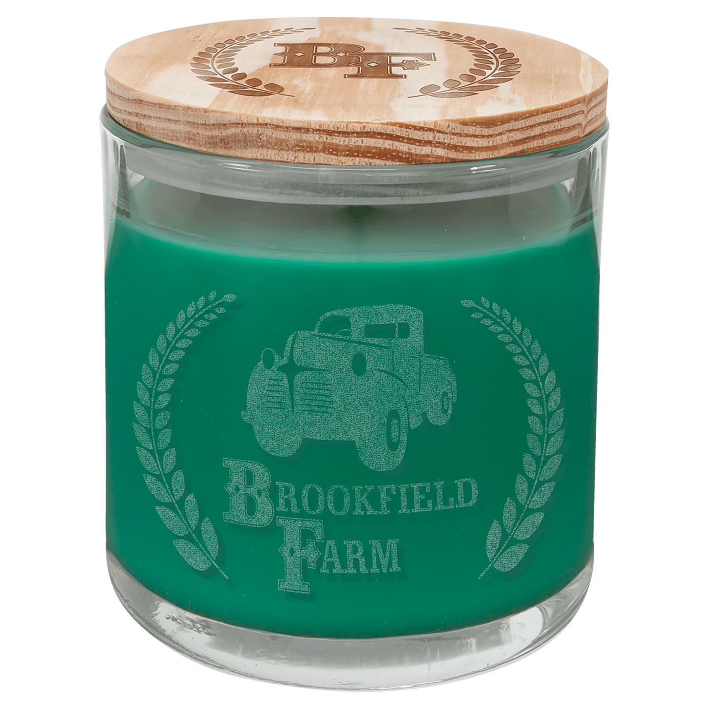 Candle in a Jar with Wood Lid - 14 oz. - Custom