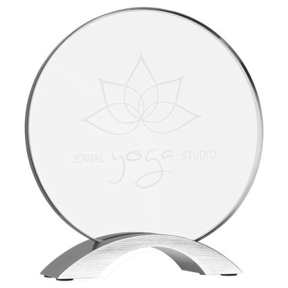 Cosmic Acrylic Award with Silver Base - Custom JDS