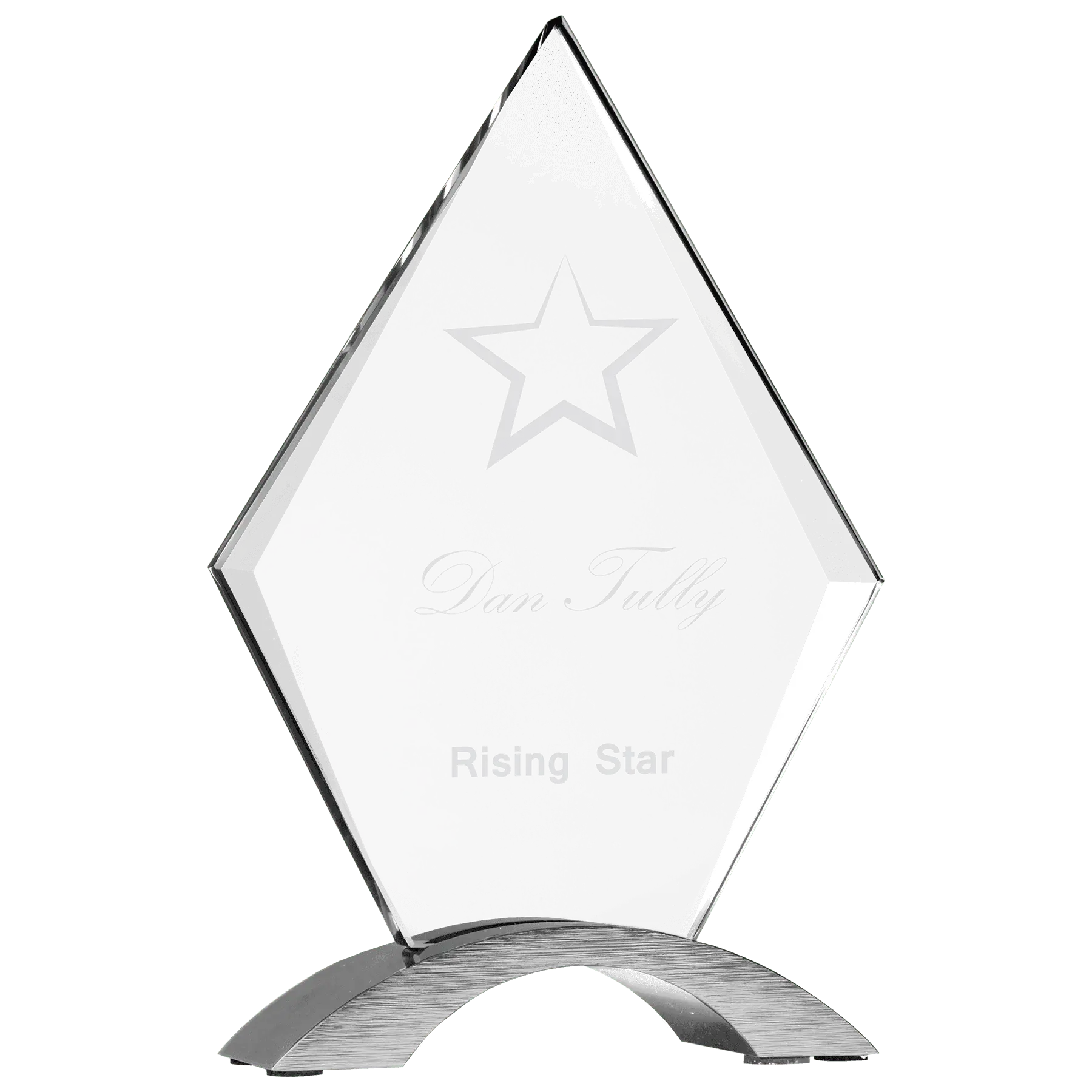 Cosmic Acrylic Award with Silver Base - Custom JDS