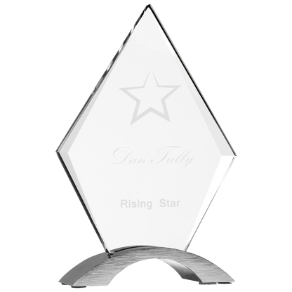 Cosmic Acrylic Award with Silver Base - Custom JDS