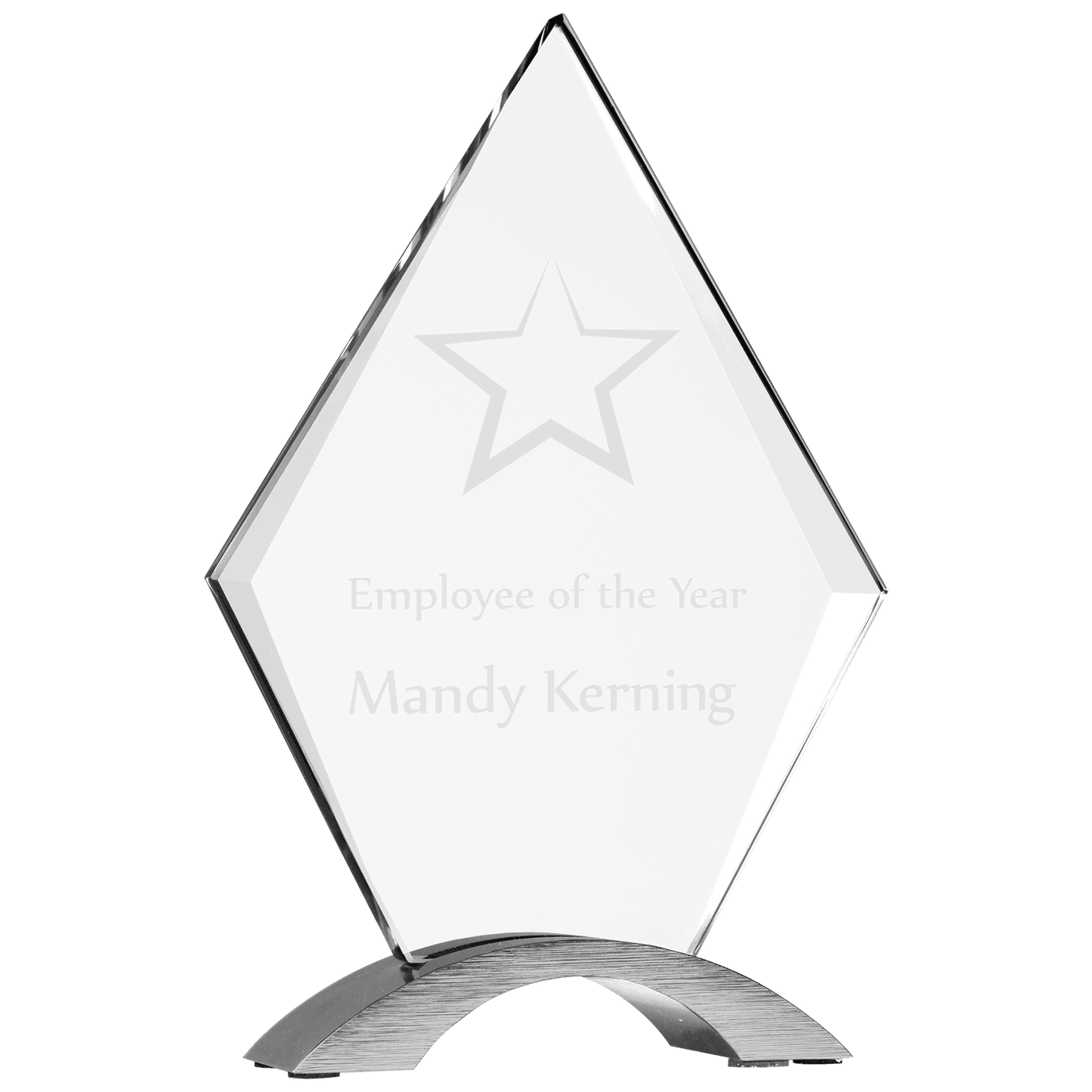 Cosmic Acrylic Award with Silver Base - Custom