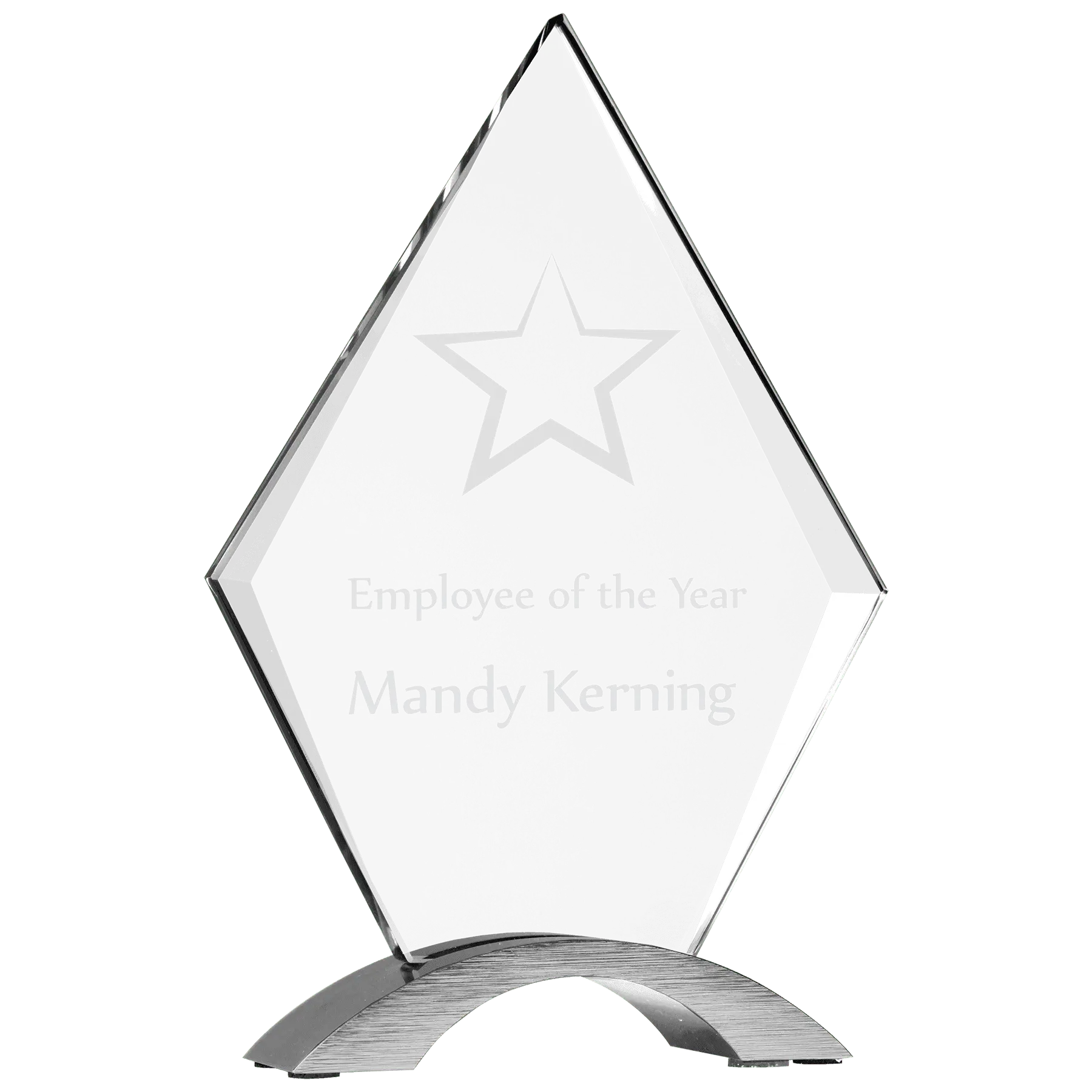 Cosmic Acrylic Award with Silver Base - Custom JDS