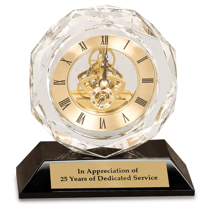 Clear Crystal with Clock JDS