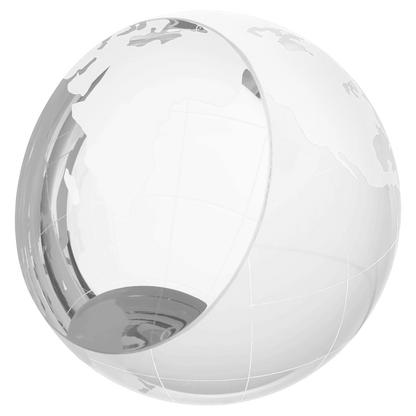 Crystal Paperweight JDS