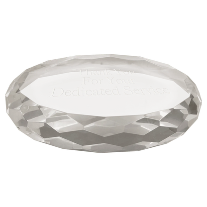 Crystal Paperweight JDS