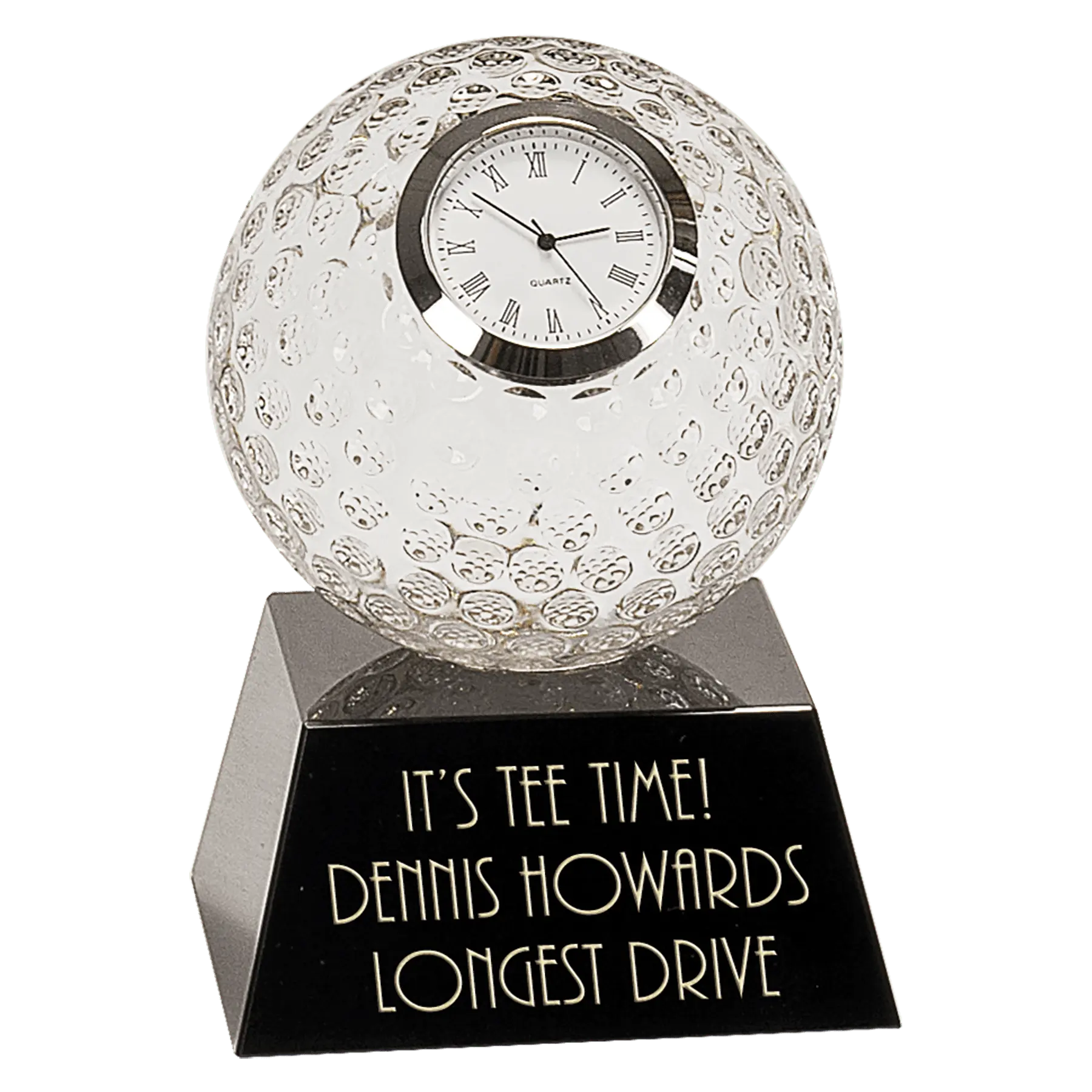 Clear Crystal with Clock JDS