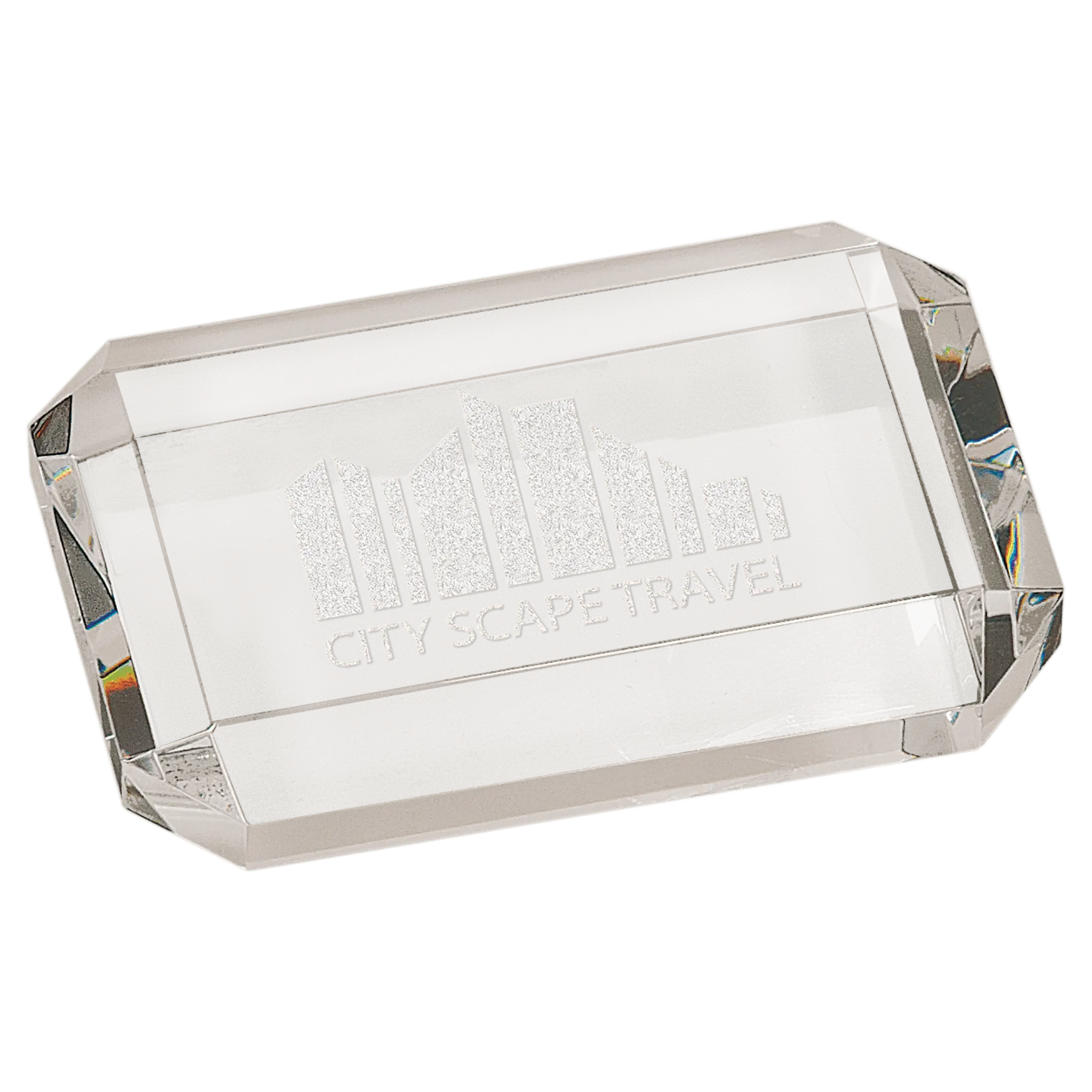 Crystal Paperweight JDS