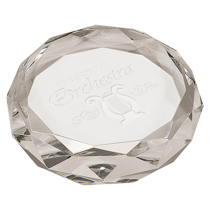 Crystal Paperweight JDS