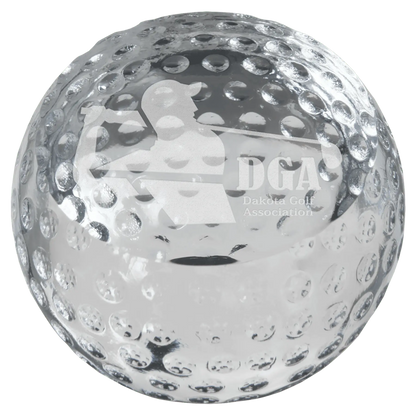 Crystal Paperweight JDS