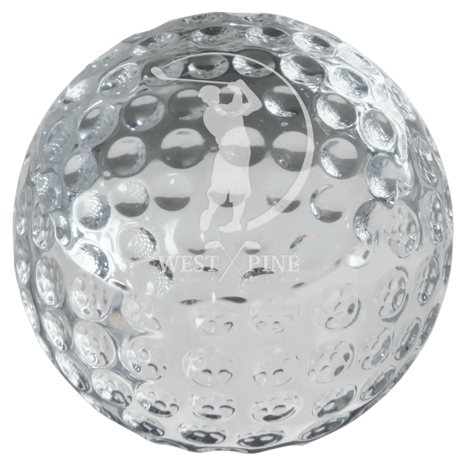 Crystal Paperweight JDS
