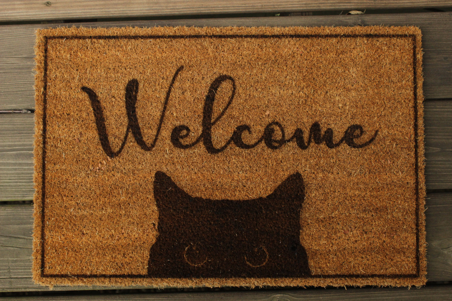 Coir Welcome Mat - Beacon Laser Creations LLC