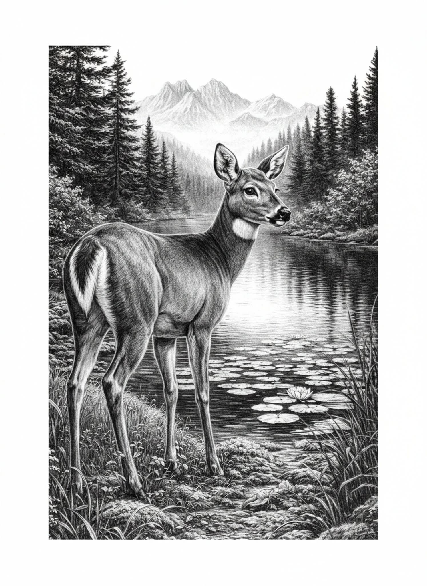 Doe by the Lake