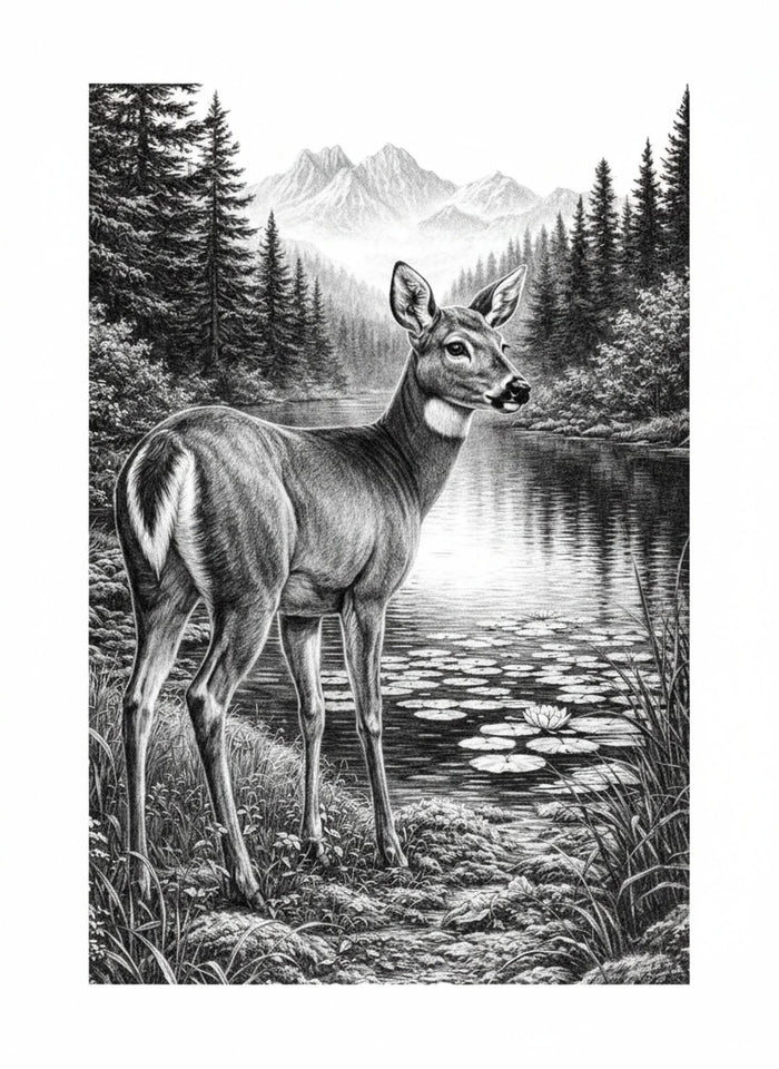 Doe by the Lake