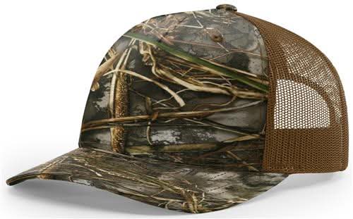 Richardson 112PFP Printed Five Panel Snapback - REALTREE MAX-7/BUCK Smalltown Connetchin