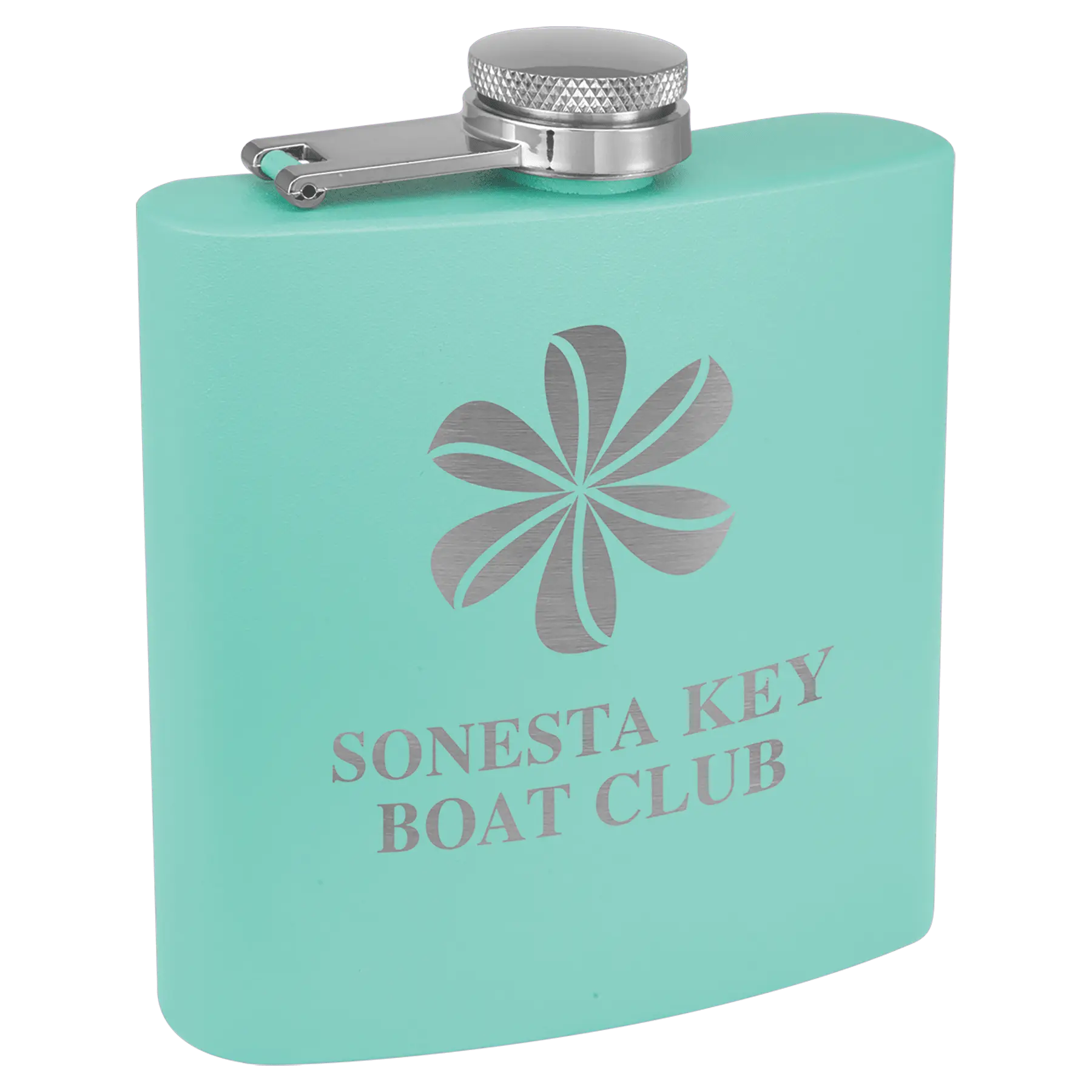 Powder Coated Stainless Steel Flask 6 oz. JDS
