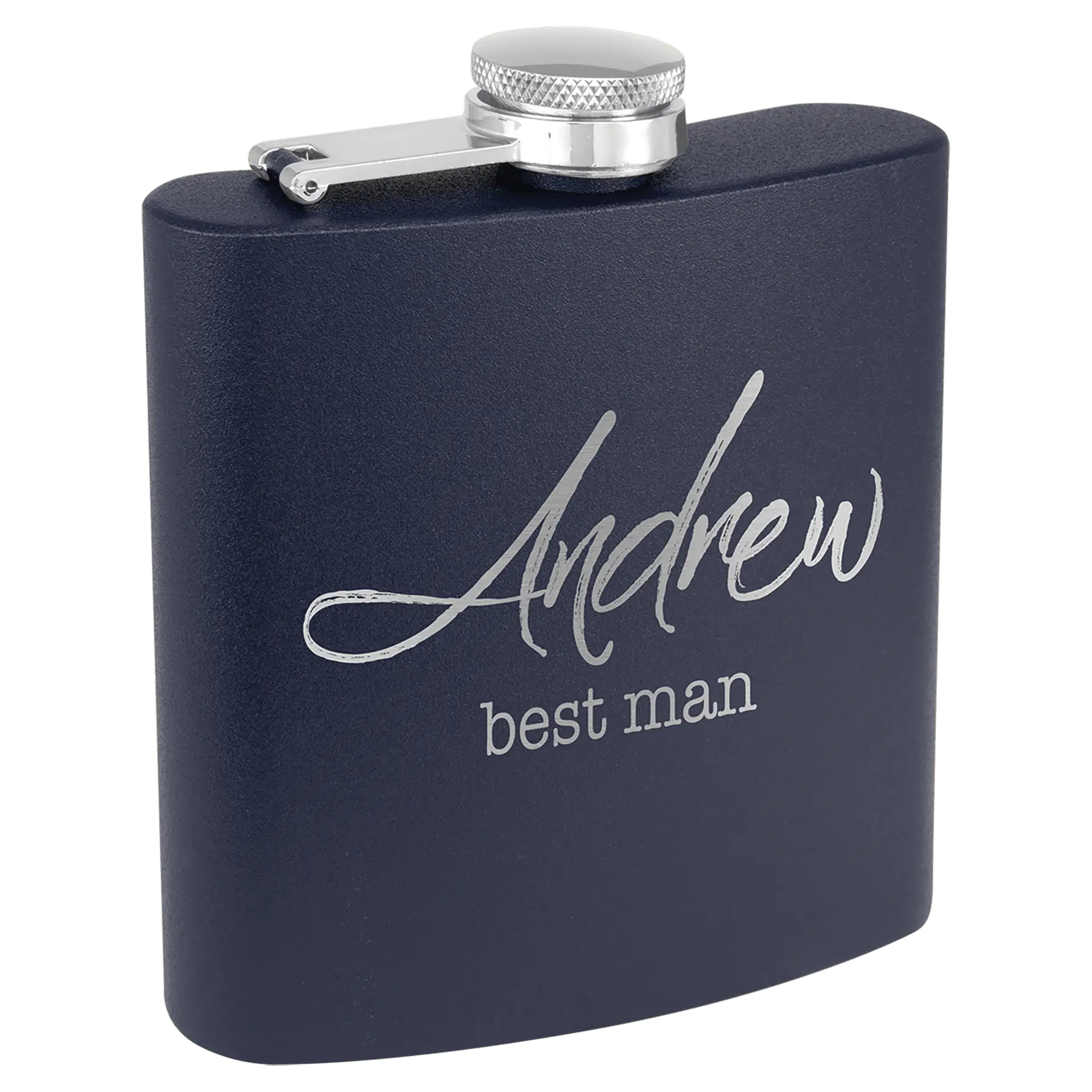 Powder Coated Stainless Steel Flask 6 oz. JDS