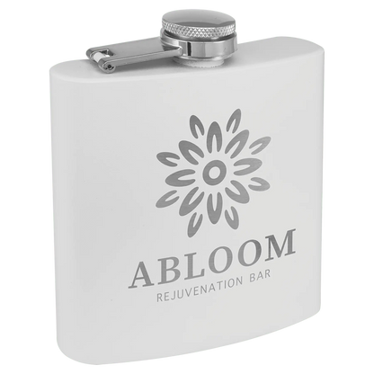 Powder Coated Stainless Steel Flask 6 oz. JDS