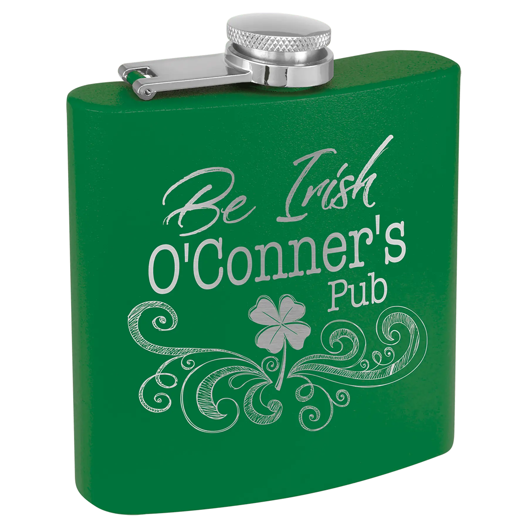 Powder Coated Stainless Steel Flask 6 oz. JDS