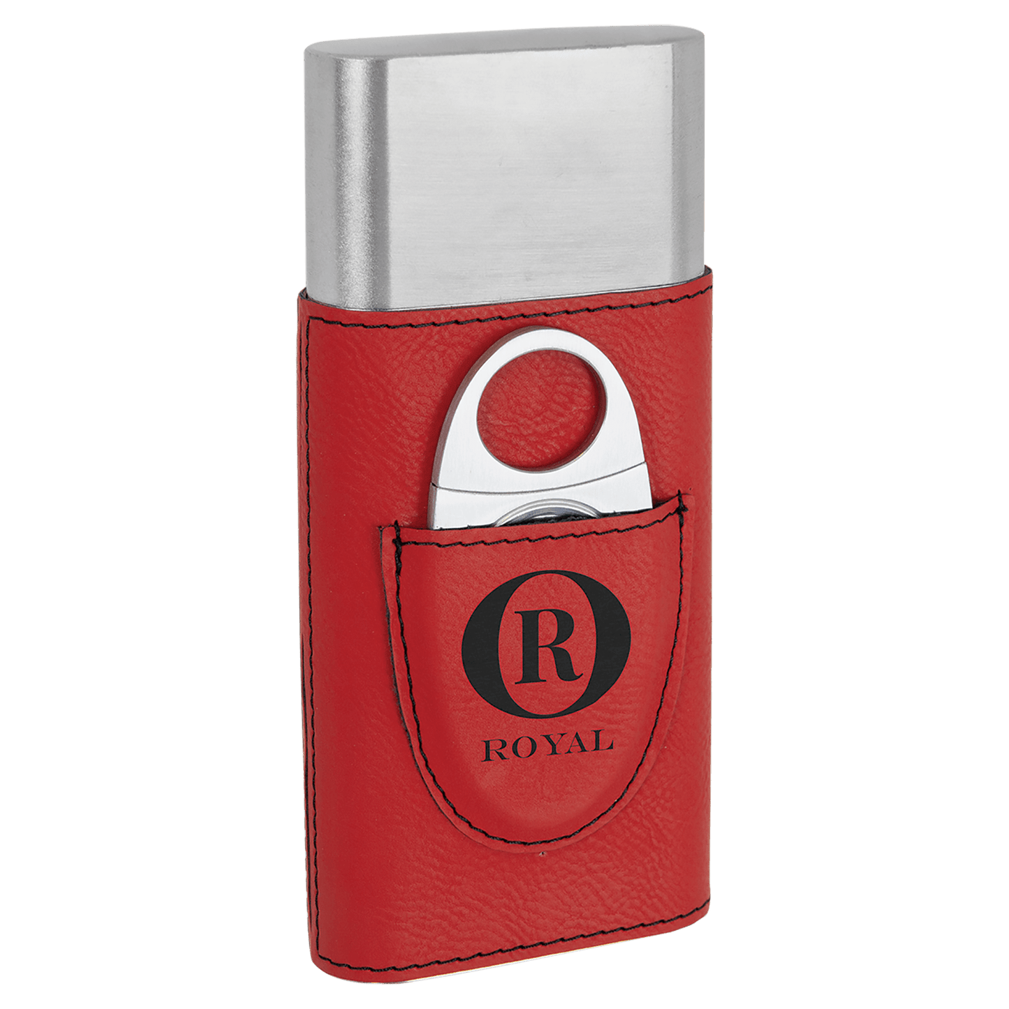 Cigar Case with Cutter - Custom Leatherette