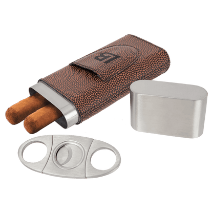 Cigar Case with Cutter - Custom Leatherette