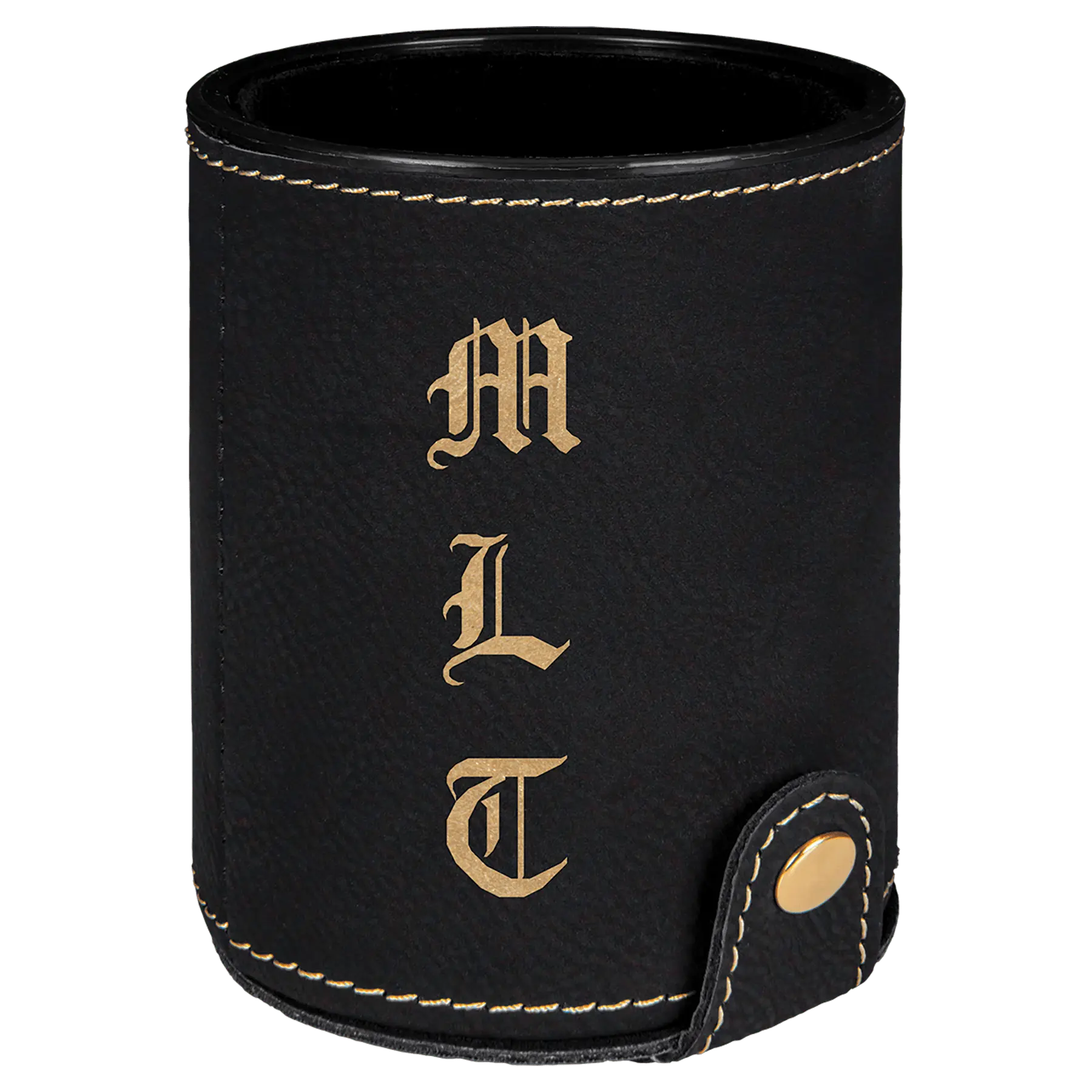 Leatherette Dice Cup with 5 Dice - Custom JDS