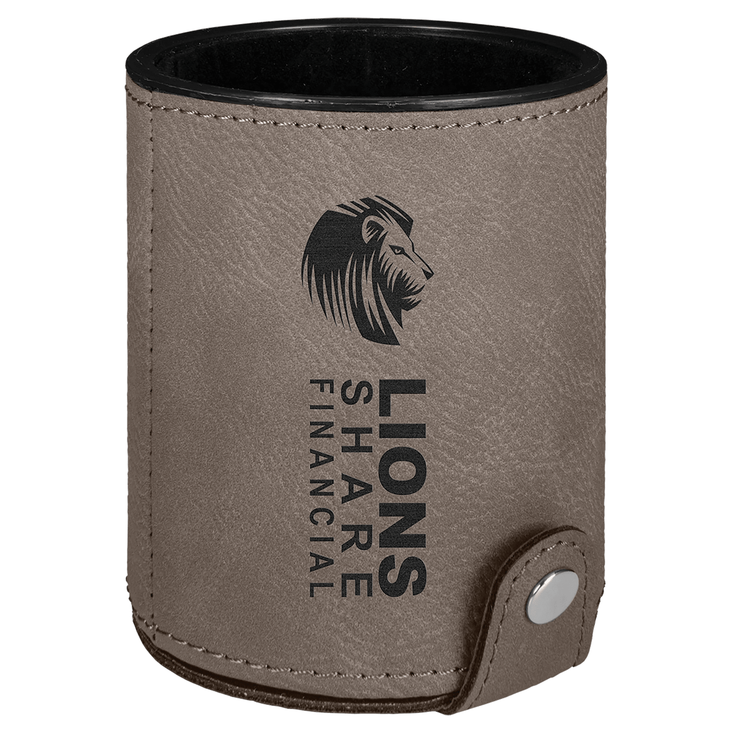 Leatherette Dice Cup with 5 Dice - Custom