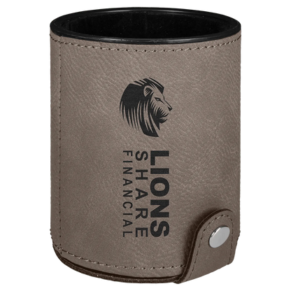 Leatherette Dice Cup with 5 Dice - Custom JDS