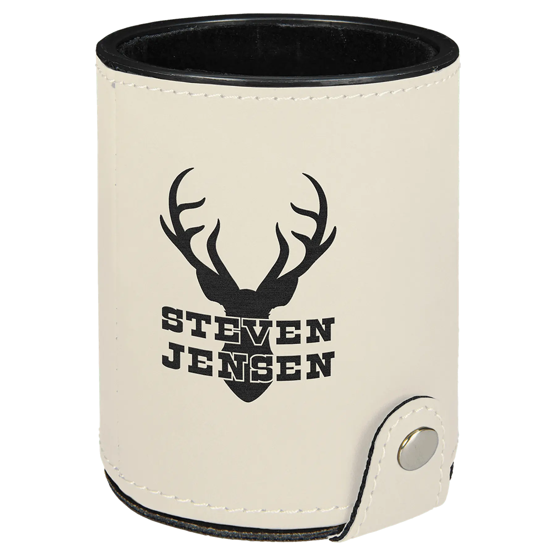 Leatherette Dice Cup with 5 Dice - Custom JDS