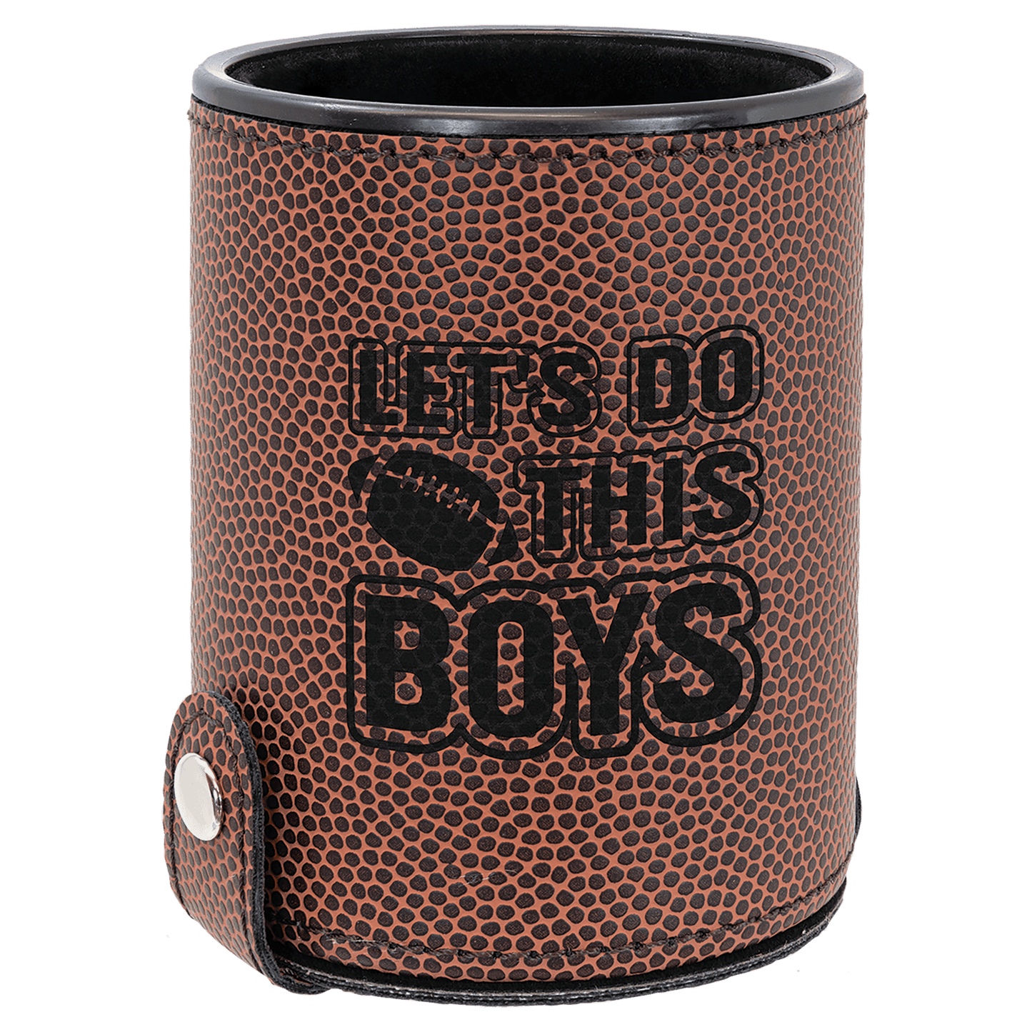 Leatherette Dice Cup with 5 Dice - Custom