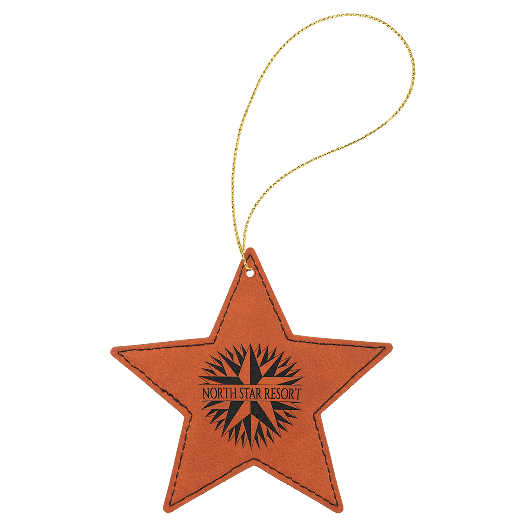 Leatherette Ornament with String - Custom JDS